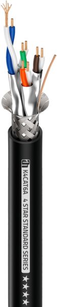 Adam Hall Cables 4 STAR NETWORK CAT6A D - Netzwerkkabel | Cat.6a (S/FTP) | 500 m