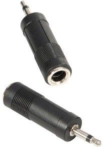 Adam Hall Connectors 7554 Adapter 6,3 mm mono Klinke female auf 3,5 mm mon