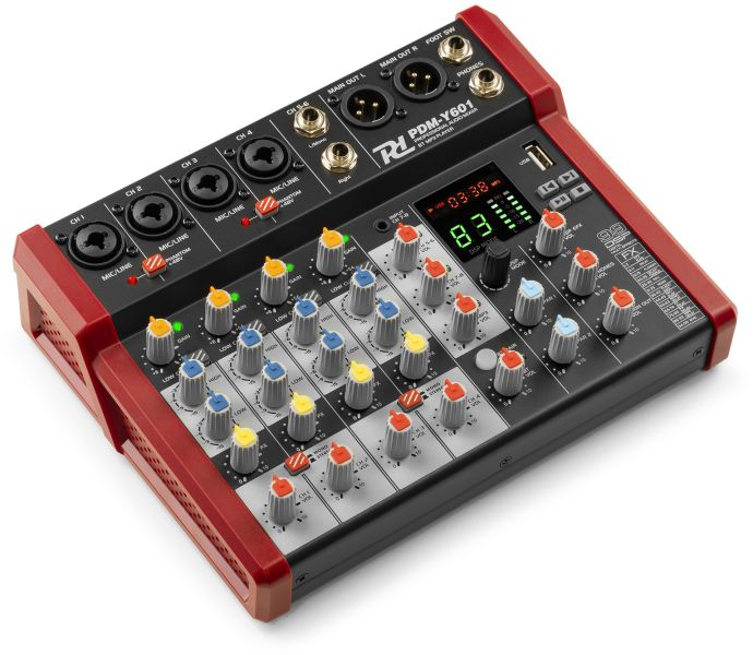 Power Dynamics PDM-Y601 Studio-Musikmischpult 6-Kanal