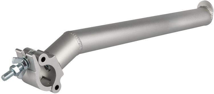 SHOWGEAR Winkelarm-Kupplung – kurz, zulässige Gesamtlast: 50 kg – silber