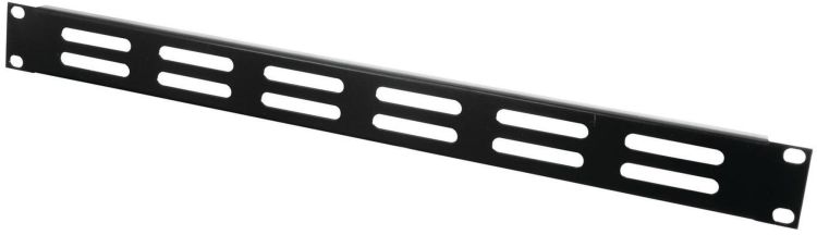 OMNITRONIC Frontplatte Z-19U mit Lüftung sw 1HE
