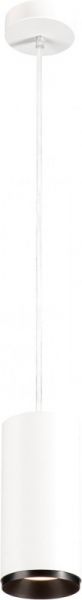 SLV NUMINOS® PD PHASE L, Indoor, luminaria de suspensión led blanco/negro 4000 K 36 °