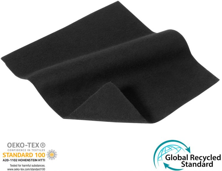 Adam Hall Accessories 0150 EURO - EURO Bühnenmolton "ÖKO", B1 schwarz 300 cm Breite mit hohem