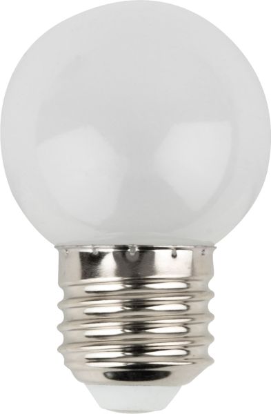 Showgear G45 LED Bulb E27 1 W - warmweiß - nicht dimmbar - mattierter Hülle