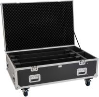 ROADINGER Flightcase PRO 4x LED BAR-8 SWING mit Rollen