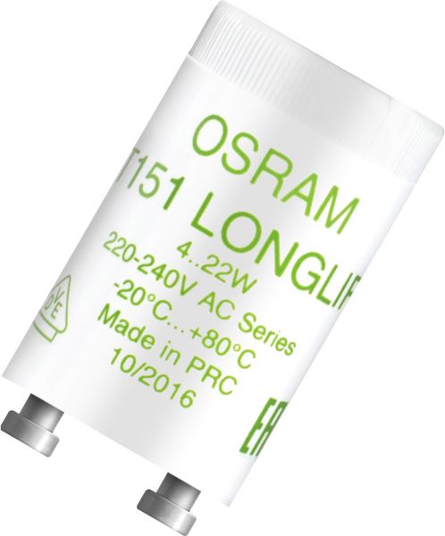 OSRAM Starters for series operation at 230 V AC ( ST 151, ST 172) 151 LONGLIFE