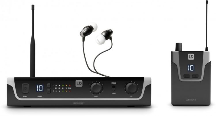 LD Systems U305.1 IEM HP - In-Ear Monitoring System mit Ohrhörern