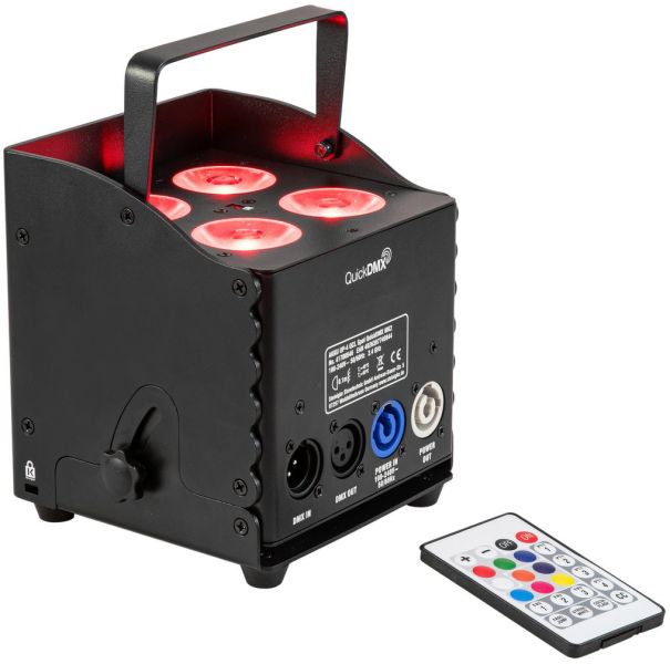 EUROLITE AKKU UP-4 QCL Spot QuickDMX MK2, Akku-LED-Uplight