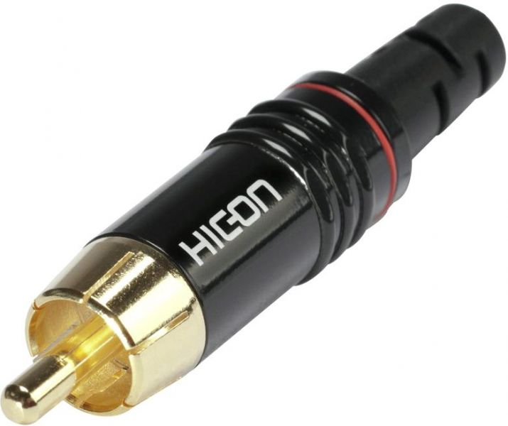 HICON Cinch Stecker HI-CM06-RED
