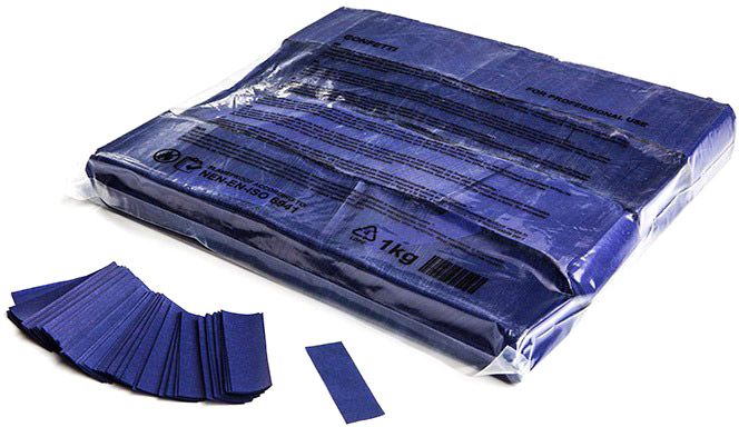 Magic FX Slowfall Konfetti Rechteckig 55x17mm - Dunkelblau 1kg