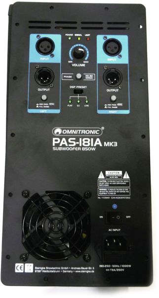 Platine (Endstufe) PAS-181A MK3 (komplett)