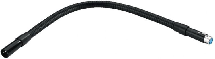 MONACOR GN-40XLR/SW XLR-Schwanenhals