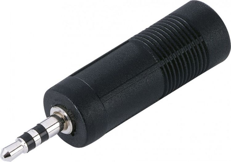 Adam Hall Connectors 7544 Adapter 6,3 mm stereo Klinke female auf 3,5 mm s