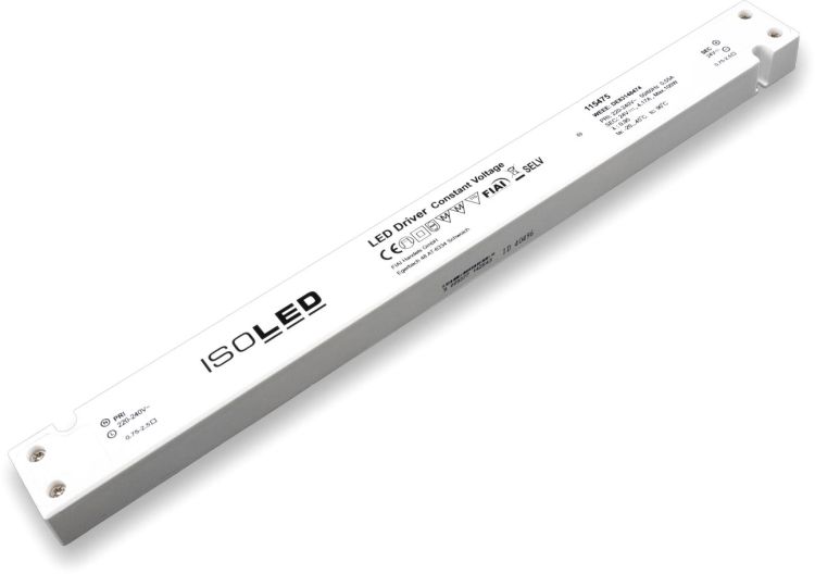 ISOLED LED Trafo 24V/DC, 0-100W, slim, SELV