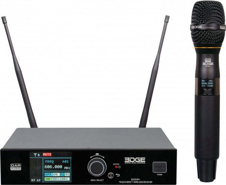 DAP-Audio EDGE EHS-1 Sistema inalámbrico de mano, freq 606-668 MHz