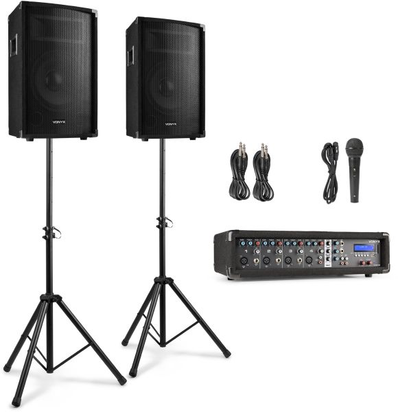 Vonyx VX210 Volles PA-Beschallungssystem