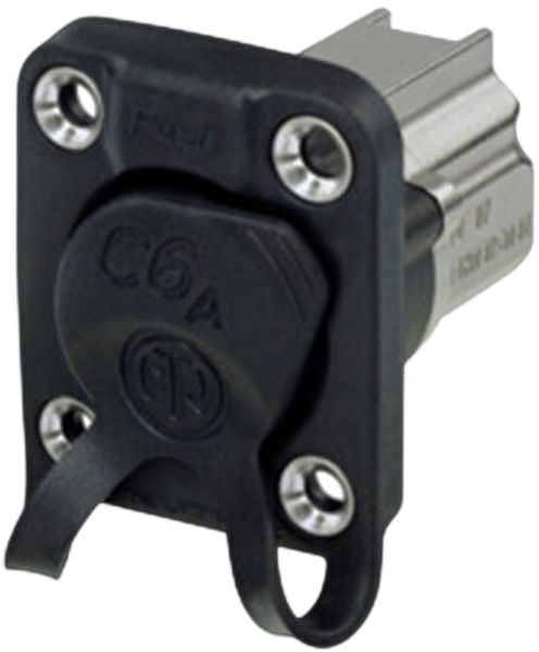 Neutrik NE8FDX-P6-W - Netzwerk Einbaubuchse Neutrik etherCON® | Cat.6a & IP65