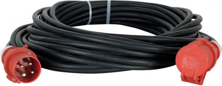 Showtec Motorcable 20 m, CEE 4P 16A  Red