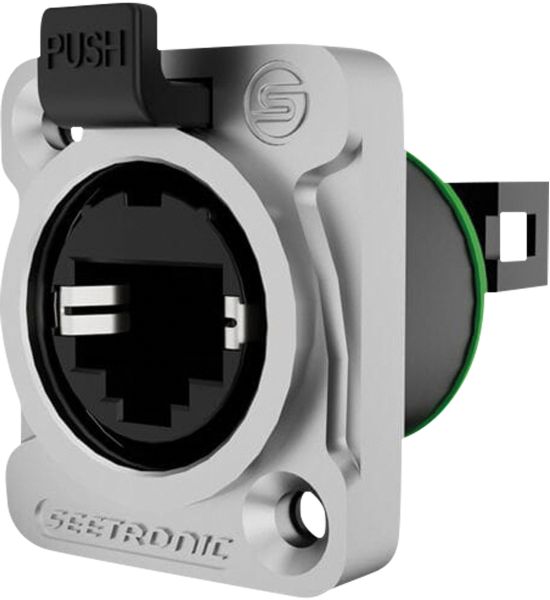 SEETRONIC RJ45-Chassis-Verriegelungsbuchse – IP65-Verriegelungsbuchse – IP65