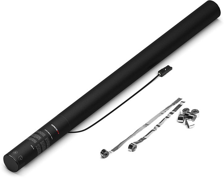 Magic FX Elektrische Streamerkanone PRO 80cm - Silber Metallic