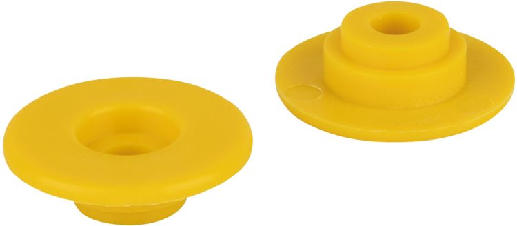 WENTEX CURTFIX® Farbiger Ring für Vorhangklemme, gelb, 50er-Set – gelb