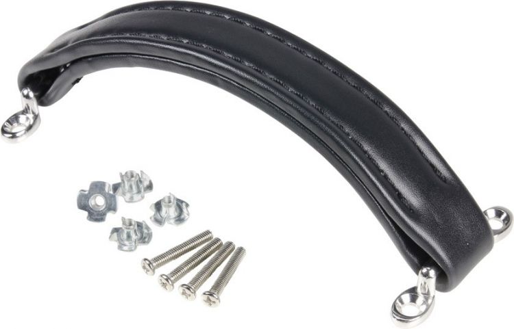 Adam Hall Hardware 3414 BLK Riemengriff Kunstleder schwarz