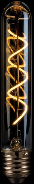 SHOWGEAR LED-Glühfadenlampe T9 185 mm – dimmbar – spiralförmiger Glühfaden