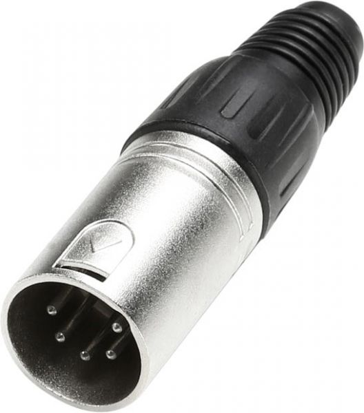 Adam Hall Connectors 7900 XLR Stecker female 5-Pol silber