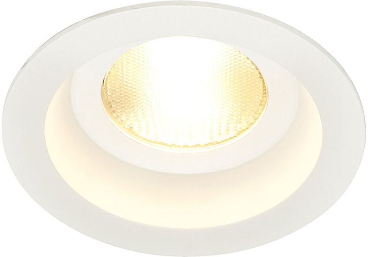 SLV CONTONE Downlight, rund, weiss, 13W LED, warmweiss, IP44