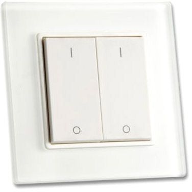 ISOLED Sys-One single color 2 Zonen Aufbau-Tast-Fernbedienung mit Batterie