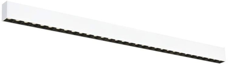 SLV GLENOS® PRO, Deckenaufbauleuchte, 1,2m, DALI, UGR19, 4000K, 30 W, 75°, weiß / schwarz