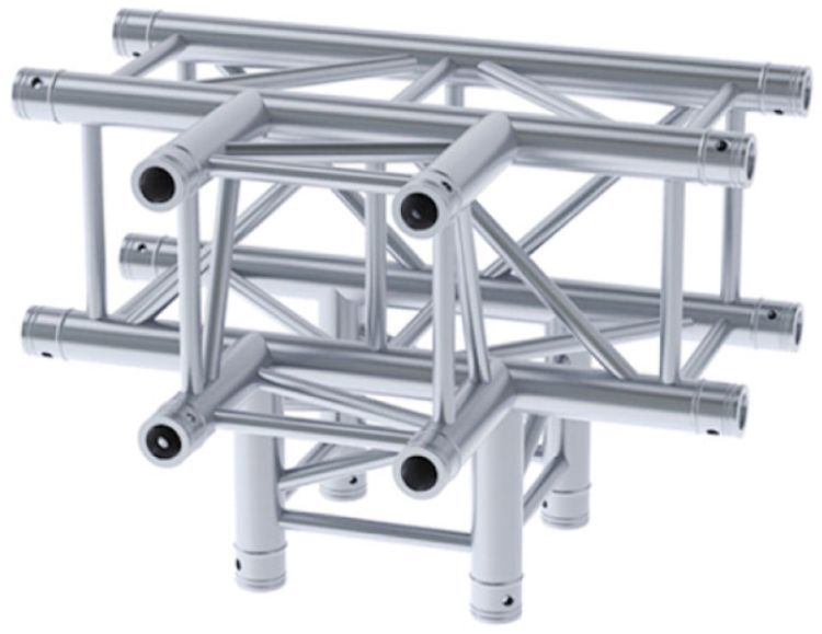 LITECRAFT TRUSS LT34 C40K 4-Weg T-Stück, 500 mm, inkl. Verbindersatz