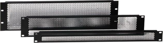 Adam Hall 19" Parts 87223 VR 19" U-Lüftungsblende 3 HE, Rundlochung
