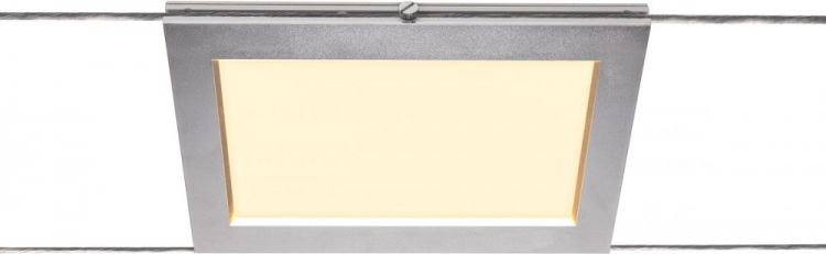 SLV PLYTTA rectangular, cable luminaire for the TENSEO low voltage cable system, 2700K, chrome