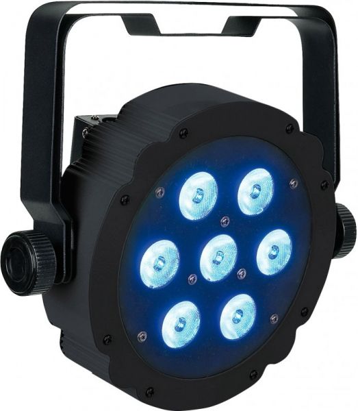 Showtec Compact Par 7 Q4 Par LED 7 x 4 W RGBW - Noir