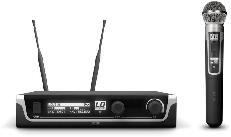 LD Systems U518 HHD Funkmikrofon System mit Handmikrofon dynamisch