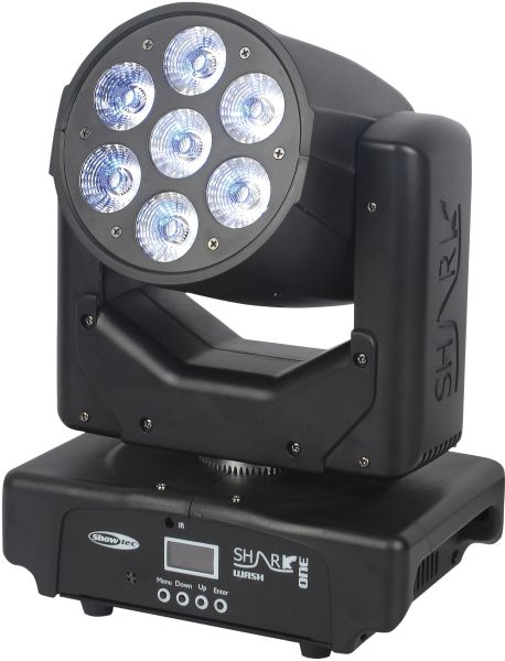 SHOWTEC Shark Wash One 7x 12 W RGBWA-UV LED Wash Moving Head -B-Stock-