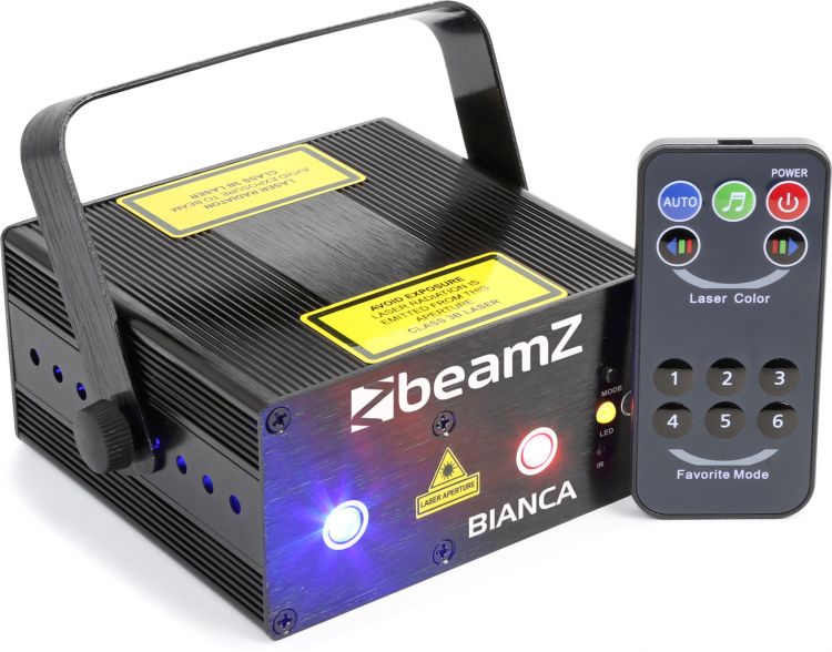 beamZ Bianca Doppellaser 330mW RGB Gobo IRC