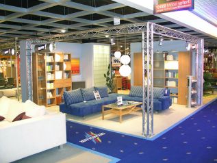 Stand de exposición de Hans Segmüller Polstermöbelfabrik GmbH & Co.KG
