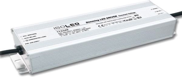 ISOLED LED Trafo 12V/DC, 0-200W, IP67, dimmbar, SELV