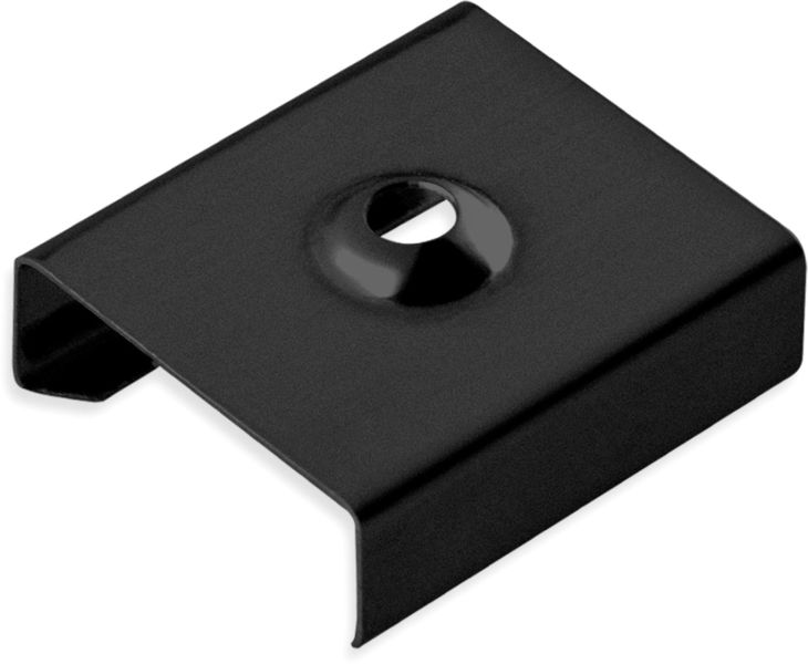 ISOLED Montageklammer schwarz für Profile SURF12/DIVE12/ROUND12-14/ECK10