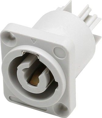 Adam Hall Connectors 7922 V2 - Embase, Power-Out, grise