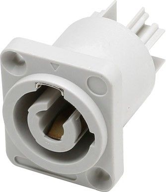 Adam Hall Connectors 7922 V2 - Conector chasis femenino, de entrada, gris