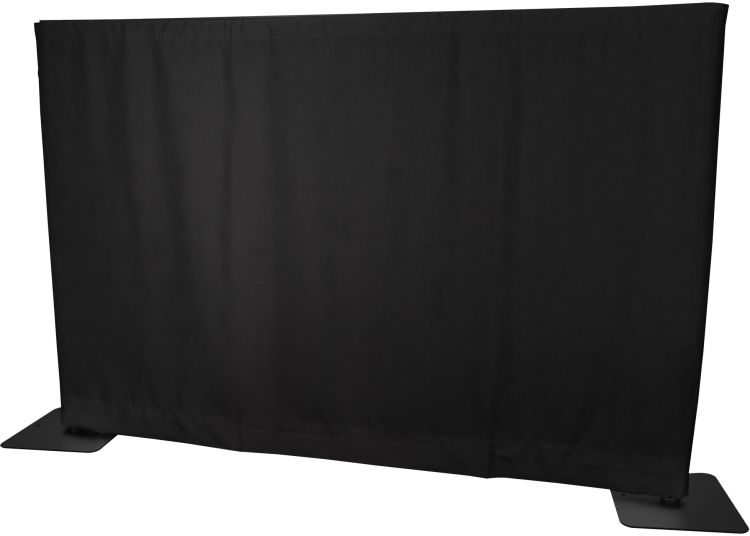 P&D curtain - Medium Gloss Satin<br /> Unpleated, 280(w) x 120(h