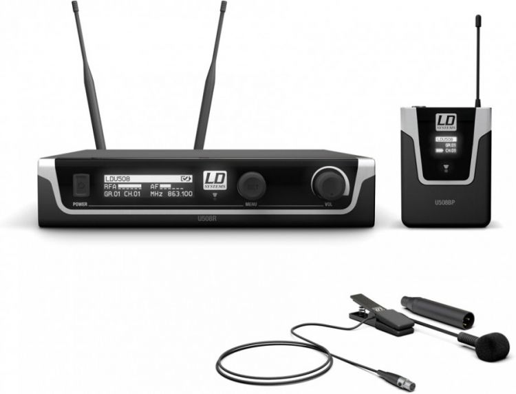 LD Systems U508BPW Funkmikrofon mit Bodypack und Blasinstrumenten Mikrofon