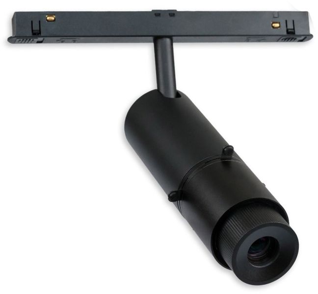 ISOLED Track48 Konturenstrahler SHAPE, 20W, 30°, schwarz, 3000K, CRI90, DALI dimmbar