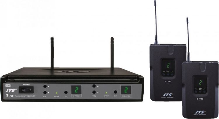 JTS E-7BPSETD/5 UHF PLL audio transmission set