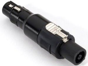 Adam Hall Connectors 7865 Adapter Standard Lautsprecherverbinder 4-Pol auf