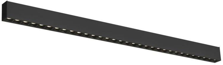 SLV GLENOS® PRO, Deckenaufbauleuchte, 1,2m, DALI, UGR19, 4000K, 30 W, 75°, schwarz