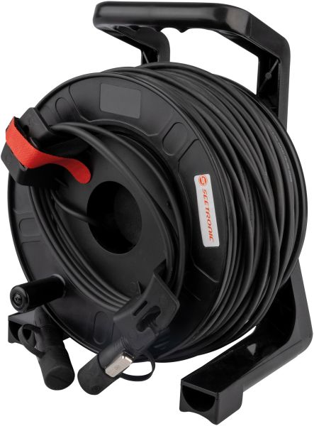 SEETRONIC Glasfaserkabel, Multimode – 100 m auf Spule